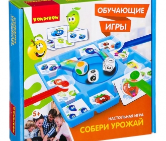 Собери урожай - настольная обучающая игра BONDIBON