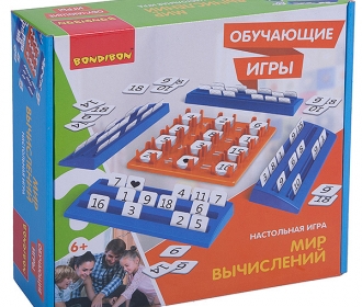 Настольная обучающая игра «МИР ВЫЧИСЛЕНИЙ» Bondibon