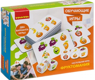 Обучающие игры Bondibon Настольная игра «ФРУКТОМАНИЯ»