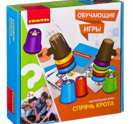 Спрячь крота - настольная обучающая игра BONDIBON