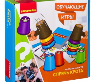 Спрячь крота - настольная обучающая игра BONDIBON